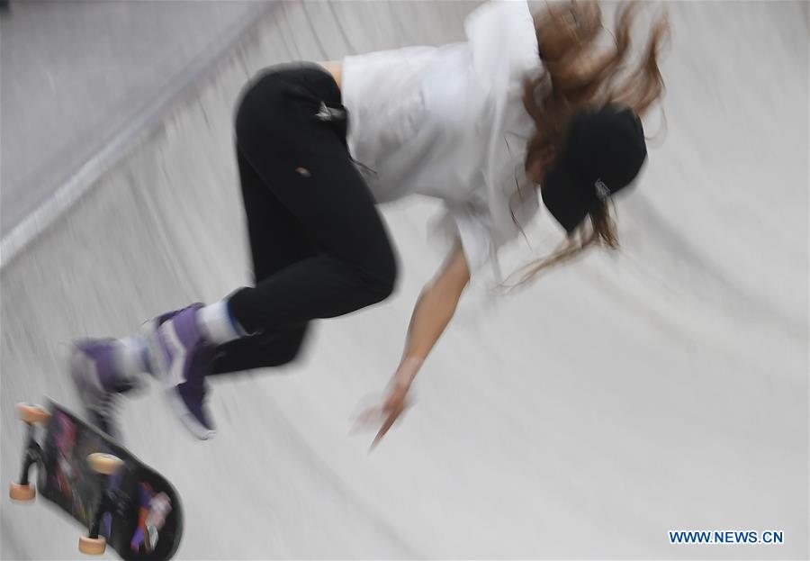(SP)CHINA-NANJING-INTERNAIONAL SKATEBOARDING OPEN-WOMEN OPEN QUALIFIER HEATS