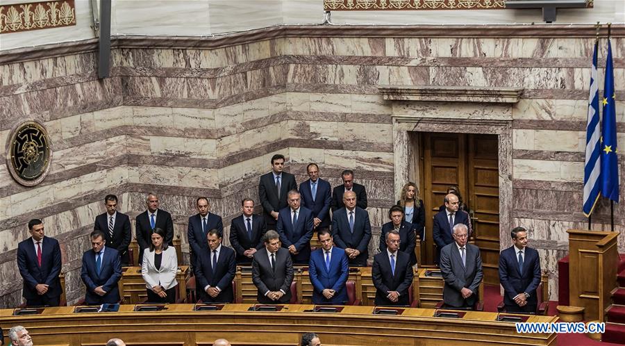 GREECE-ATHENS-PARLIAMENT-SWEARING IN