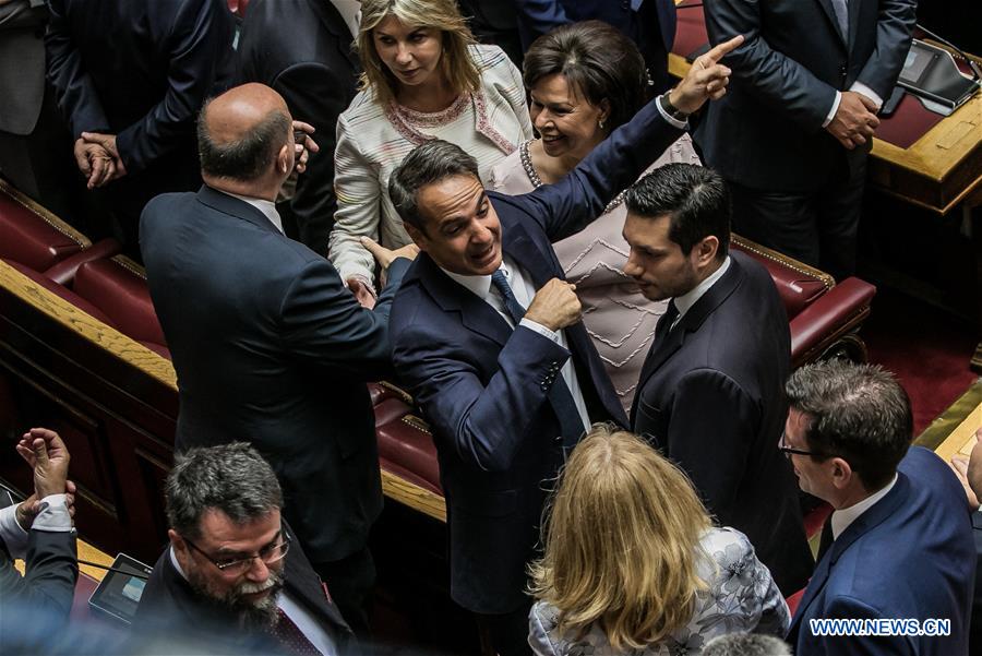 GREECE-ATHENS-PARLIAMENT-SWEARING IN