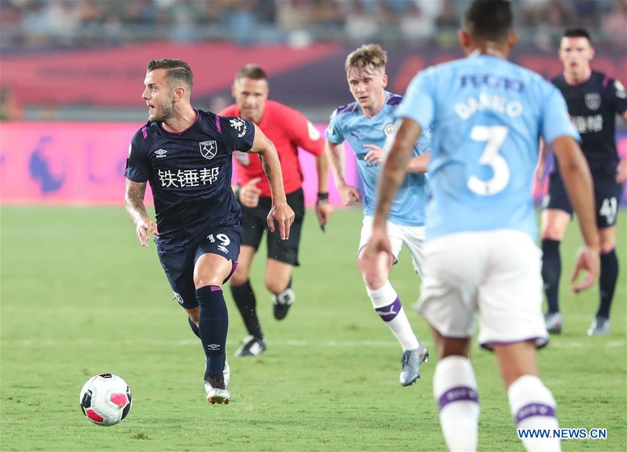 (SP)CHINA-NANJING-SOCCER-PREMIER LEAGUE-ASIA TROPHY-MANCHESTER CITY VS WEST HAM UNITED(CN)