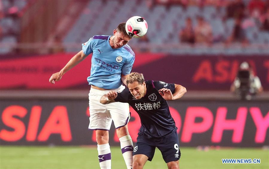 (SP)CHINA-NANJING-SOCCER-PREMIER LEAGUE-ASIA TROPHY-MANCHESTER CITY VS WEST HAM UNITED(CN)