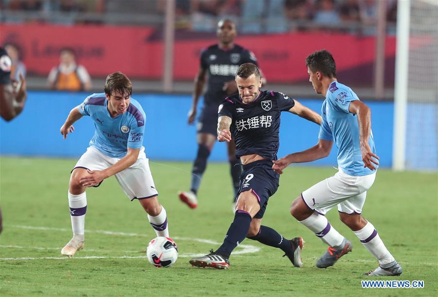(SP)CHINA-NANJING-SOCCER-PREMIER LEAGUE-ASIA TROPHY-MANCHESTER CITY VS WEST HAM UNITED(CN)
