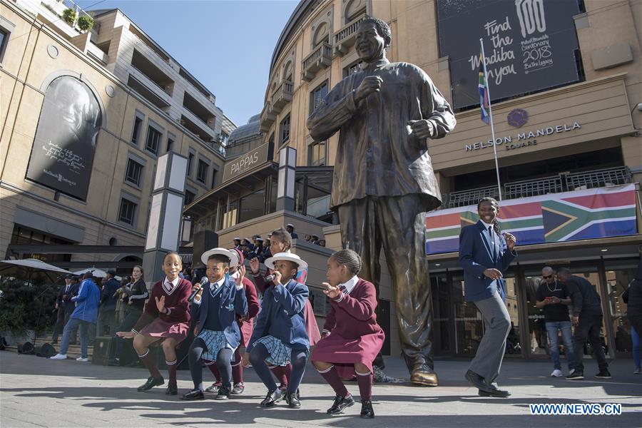 SOUTH AFRICA-JOHANNESBURG-NELSON MANDELA DAY-CELEBRATION
