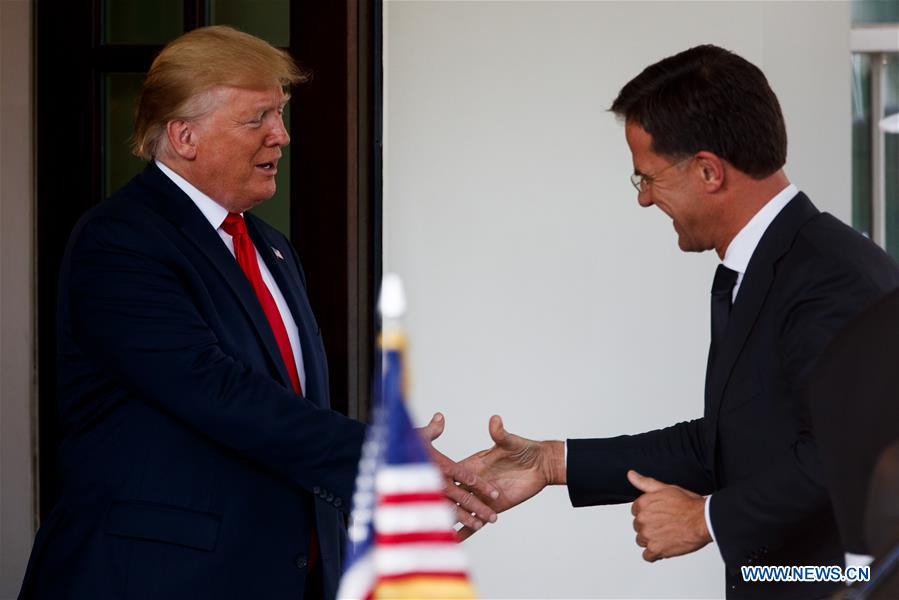 U.S.-WASHINGTON D.C.-TRUMP-DUTCH PRIME MINISTER-MEETING