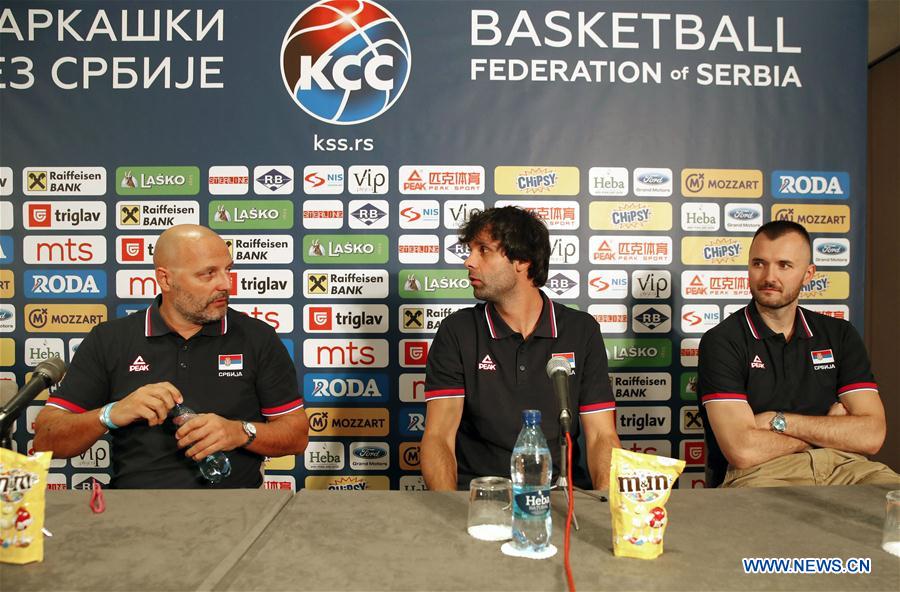 (SP)SERBIA-BELGRADE-BASKETBALL NATIONAL TEAM-WORLD CUP-PRESS CONFERENCE