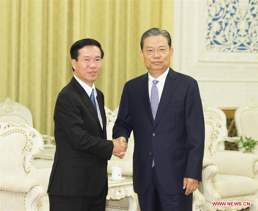 CHINA-BEIJING-ZHAO LEJI-VIETNAM-CPV DELEGATION-MEETING (CN)