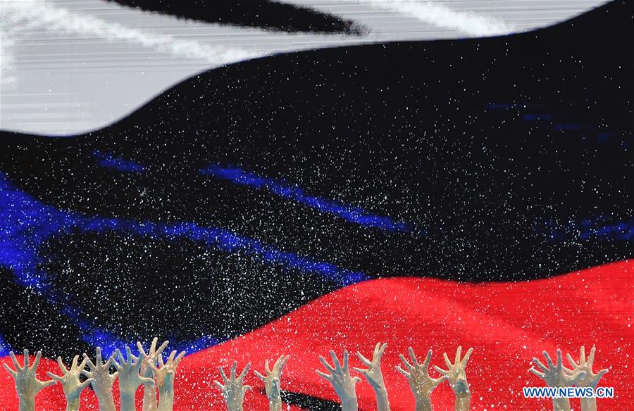 (SP)SOUTH KOREA-GWANGJU-FINA WORLD CHAMPIONSHIPS-ARTISTIC SWIMMING-WOMEN'S TEAM FREE (CN)