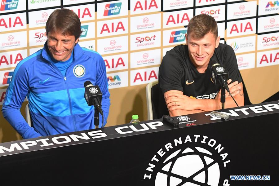 (SP)SINGAPORE-SOCCER-INTERNATIONAL CHAMPIONS CUP-INTER MILAN-PRESS CONFERENCE