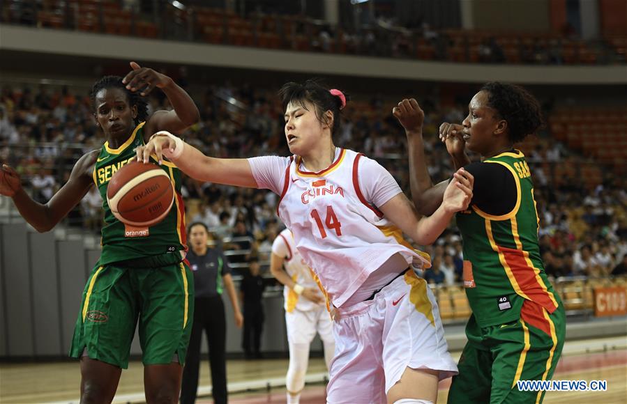 (SP)CHINA-WUHAN-INTERNATIONAL WOMEN'S BASKETBALL CHANLLENGE-CHINA VS SENEGAL (CN)