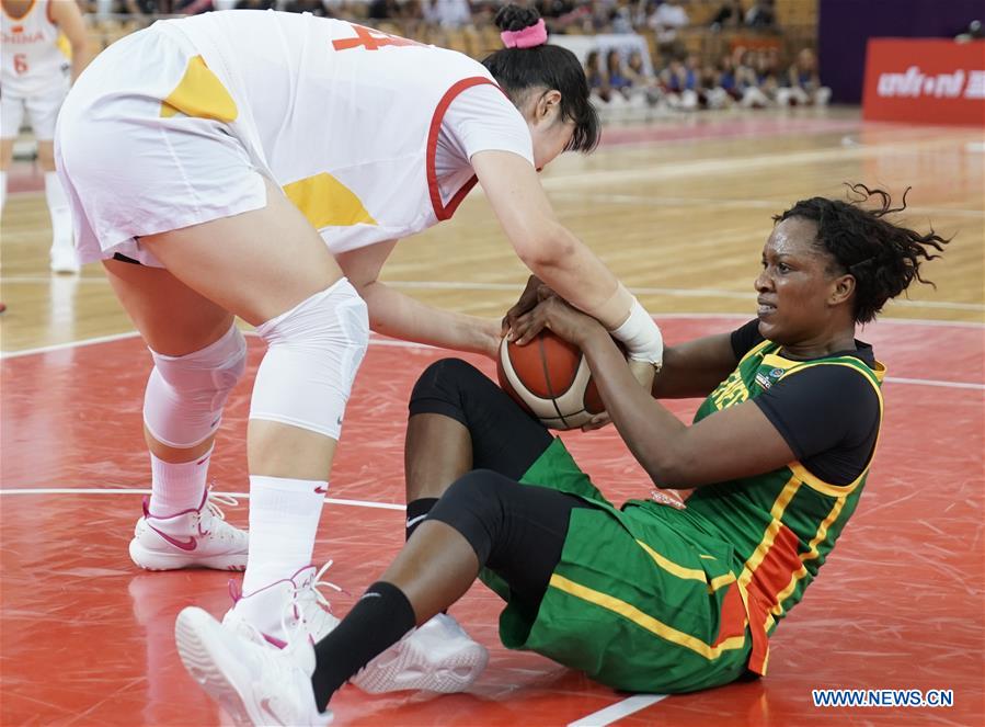 (SP)CHINA-WUHAN-INTERNATIONAL WOMEN'S BASKETBALL CHANLLENGE-CHINA VS SENEGAL (CN)