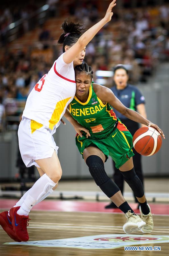 (SP)CHINA-WUHAN-INTERNATIONAL WOMEN'S BASKETBALL CHANLLENGE-CHINA VS SENEGAL (CN)