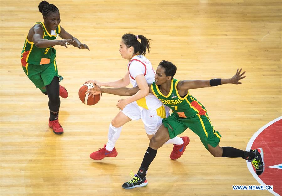 (SP)CHINA-WUHAN-INTERNATIONAL WOMEN'S BASKETBALL CHANLLENGE-CHINA VS SENEGAL (CN)