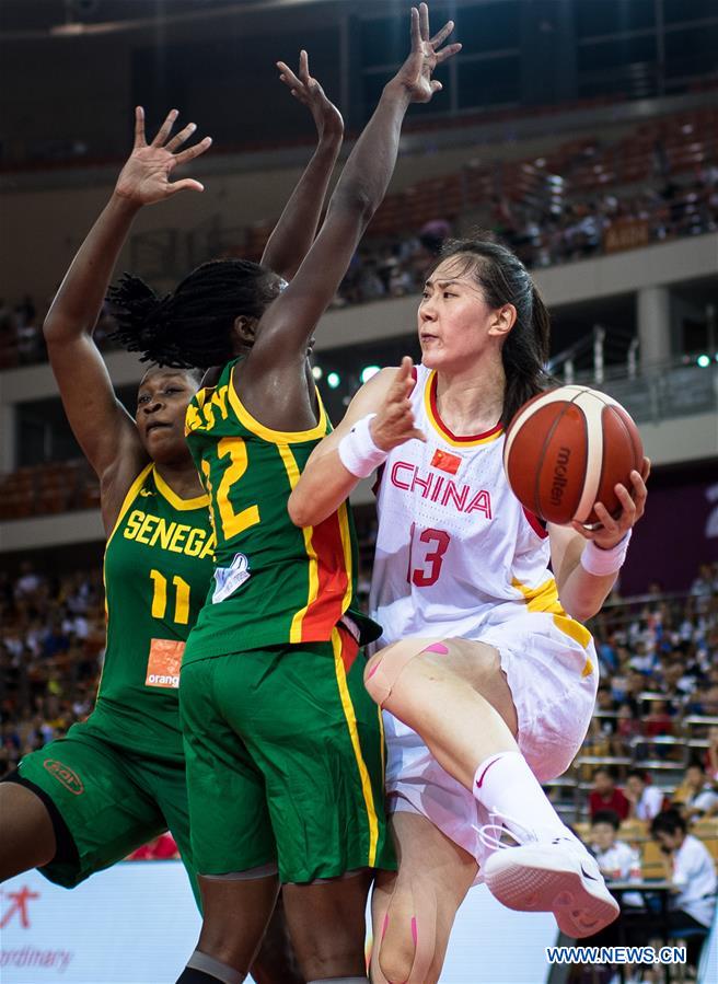 (SP)CHINA-WUHAN-INTERNATIONAL WOMEN'S BASKETBALL CHANLLENGE-CHINA VS SENEGAL (CN)