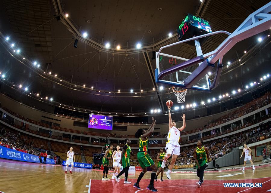 (SP)CHINA-WUHAN-INTERNATIONAL WOMEN'S BASKETBALL CHANLLENGE-CHINA VS SENEGAL (CN)
