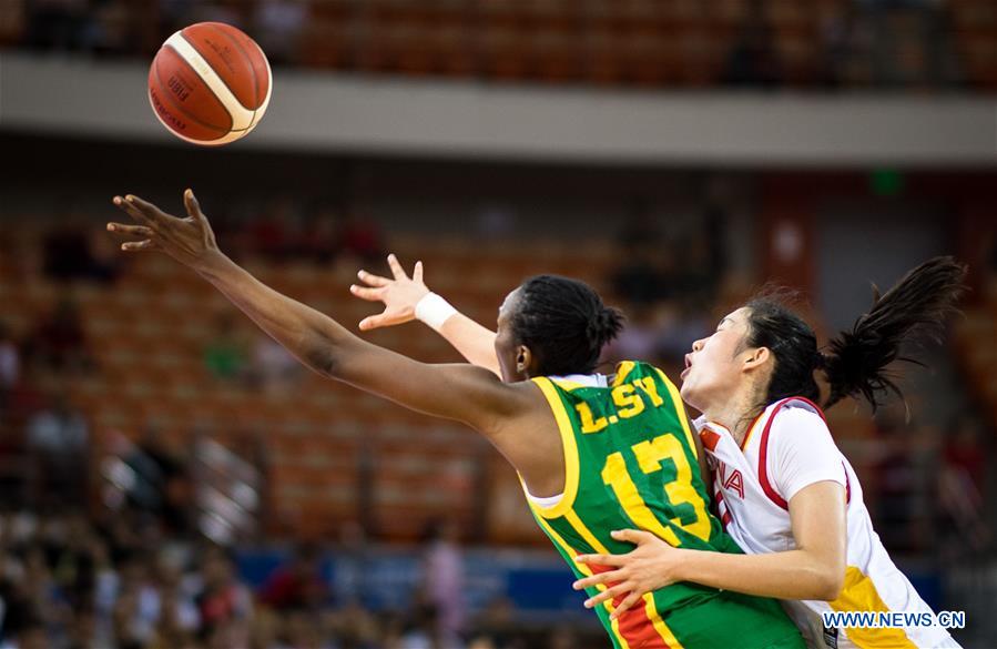(SP)CHINA-WUHAN-INTERNATIONAL WOMEN'S BASKETBALL CHANLLENGE-CHINA VS SENEGAL (CN)