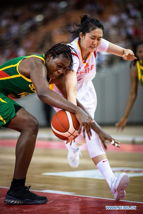 (SP)CHINA-WUHAN-INTERNATIONAL WOMEN'S BASKETBALL CHANLLENGE-CHINA VS SENEGAL (CN)