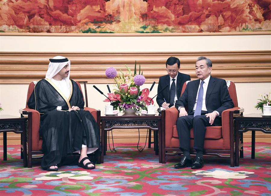 CHINA-BEIJING-WANG YI-UAE-MEETING (CN)