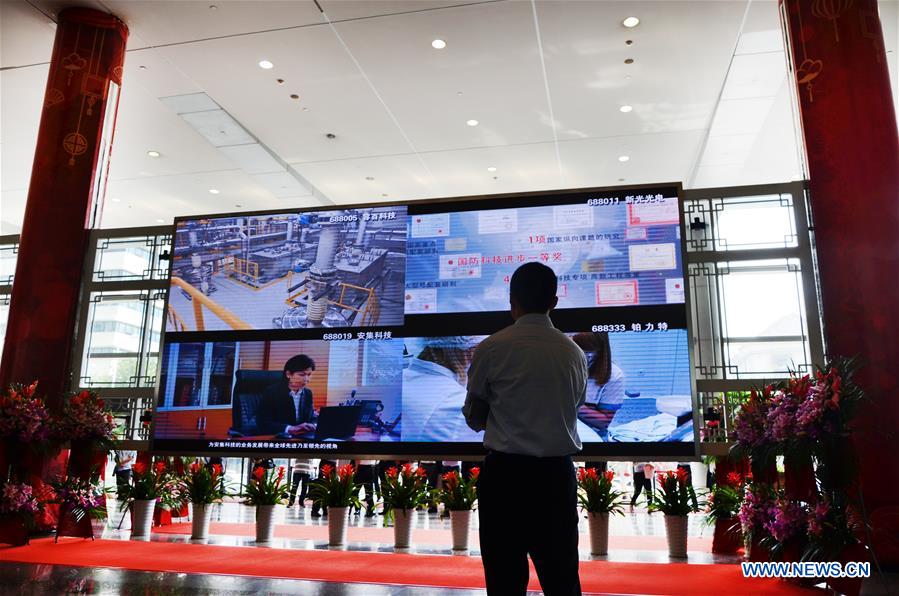 CHINA-SHANGHAI-STAR MARKET-TRADING-START