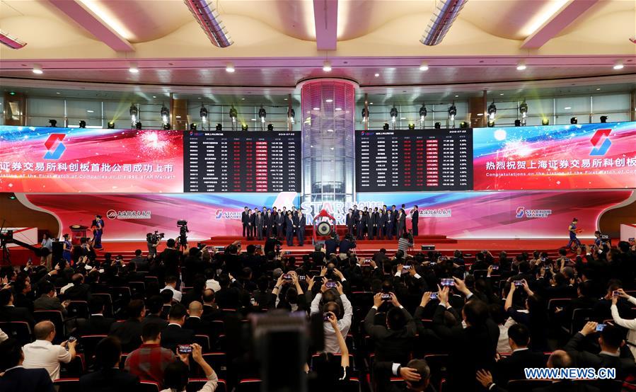 CHINA-SHANGHAI-STAR MARKET-TRADING-START