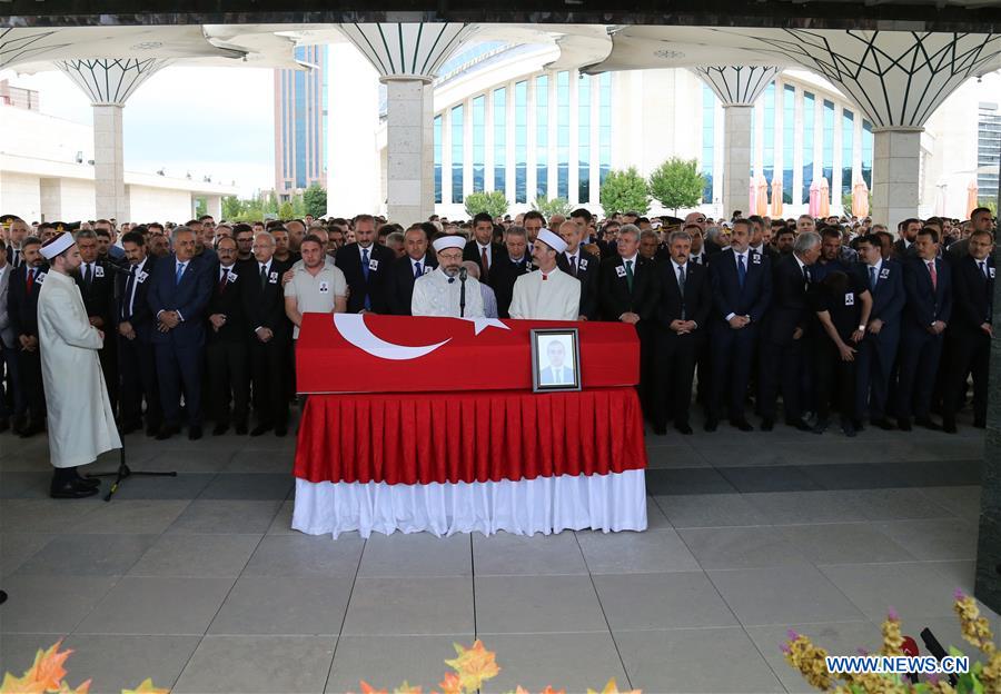 TURKEY-ANKARA-IRAQ-DIPLOMAT-FUNERAL