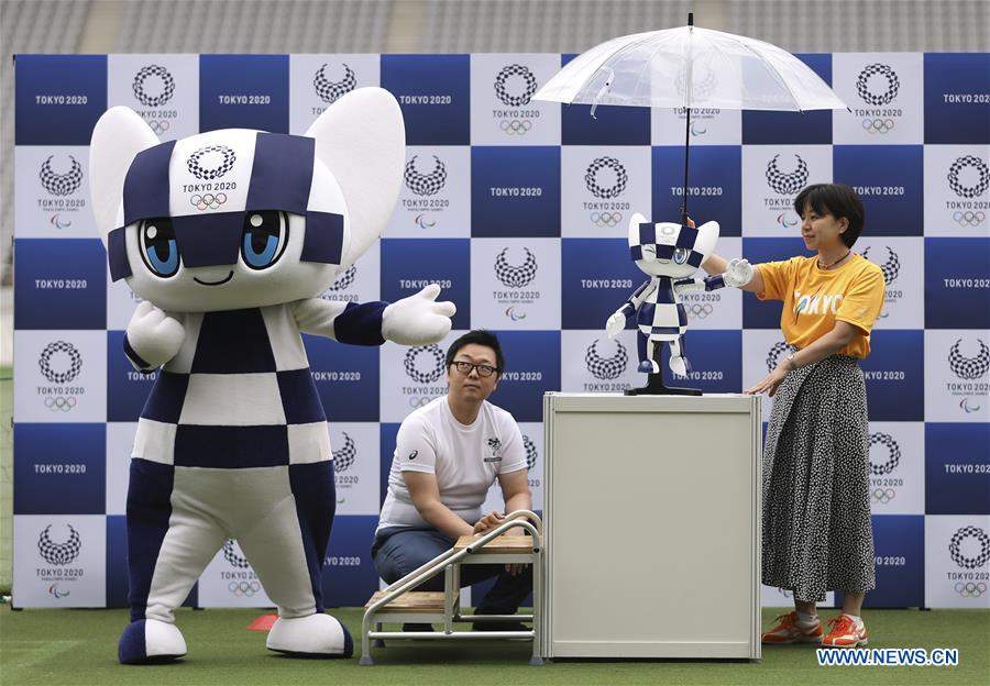 (SP)JAPAN-TOKYO-OLYMPIC-MASCOT ROBOTS