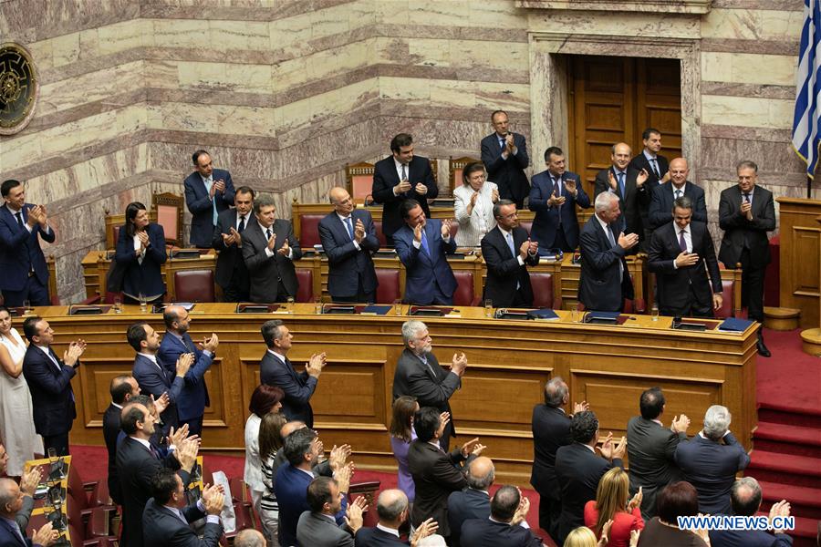 GREECE-ATHENS-NEW GOVERNMENT-CONFIDENCE VOTE
