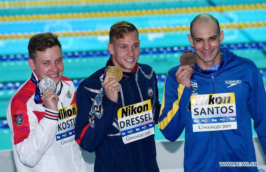 (SP)SOUTH KOREA-GWANGJU-FINA WORLD CHAMPIONSHIPS-SWIMMING-DAY 2