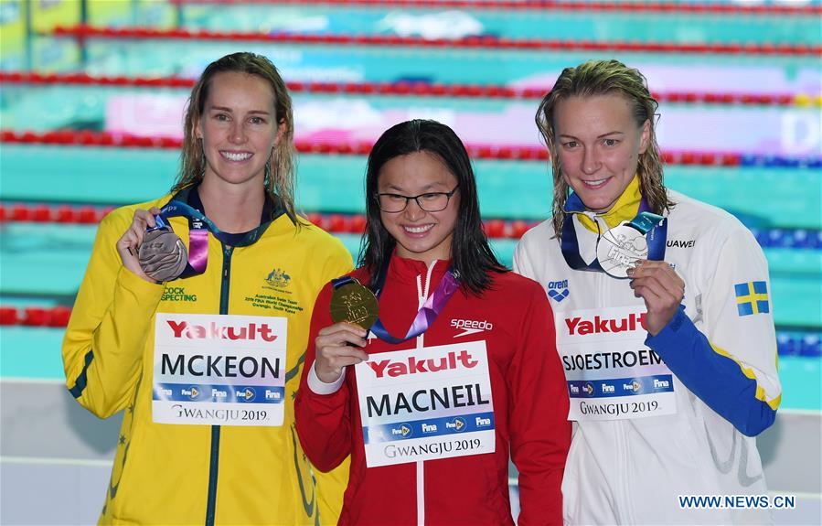 (SP)SOUTH KOREA-GWANGJU-FINA WORLD CHAMPIONSHIPS-SWIMMING-DAY 2