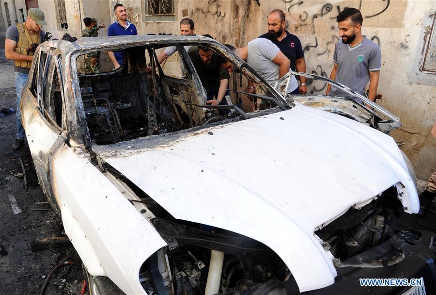 SYRIA-DAMASCUS-BOMB-EXPLOSION