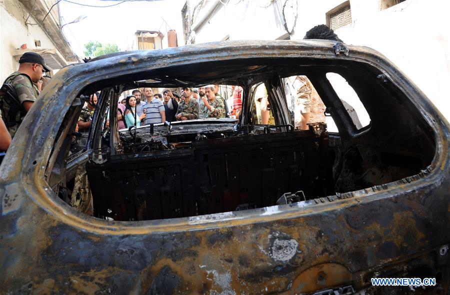 SYRIA-DAMASCUS-BOMB-EXPLOSION