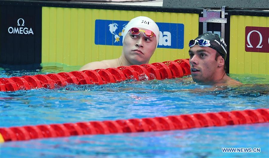 (SP)SOUTH KOREA-GWANGJU-FINA WORLD CHAMPIONSHIPS-SWIMMING-DAY 3