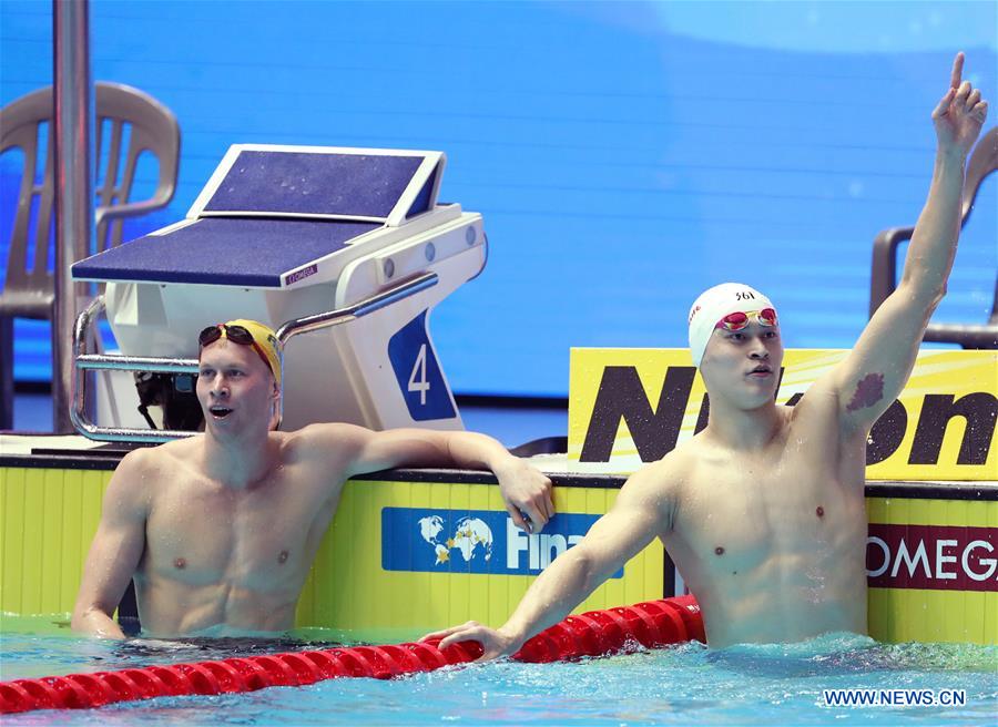 (SP)SOUTH KOREA-GWANGJU-FINA WORLD CHAMPIONSHIPS-SWIMMING-DAY 3