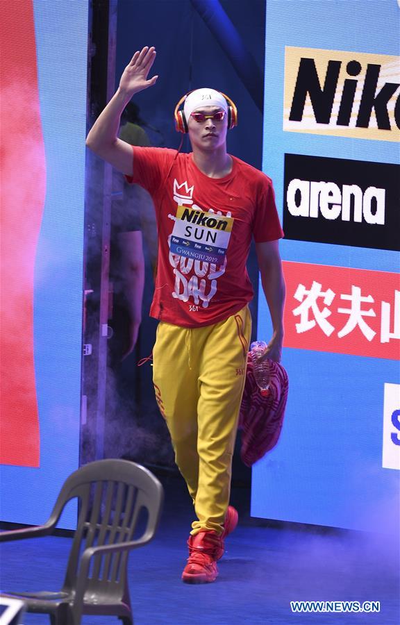 (SP)SOUTH KOREA-GWANGJU-FINA WORLD CHAMPIONSHIPS-SWIMMING-DAY 3