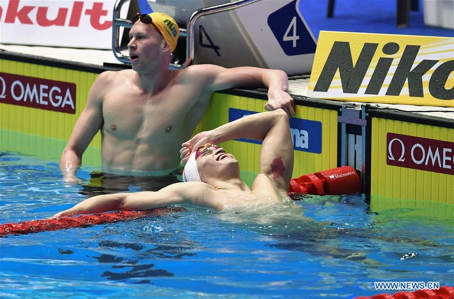 (SP)SOUTH KOREA-GWANGJU-FINA WORLD CHAMPIONSHIPS-SWIMMING-DAY 3