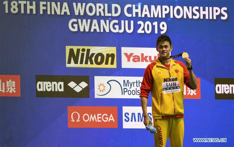 (SP)SOUTH KOREA-GWANGJU-FINA WORLD CHAMPIONSHIPS-SWIMMING-DAY 3