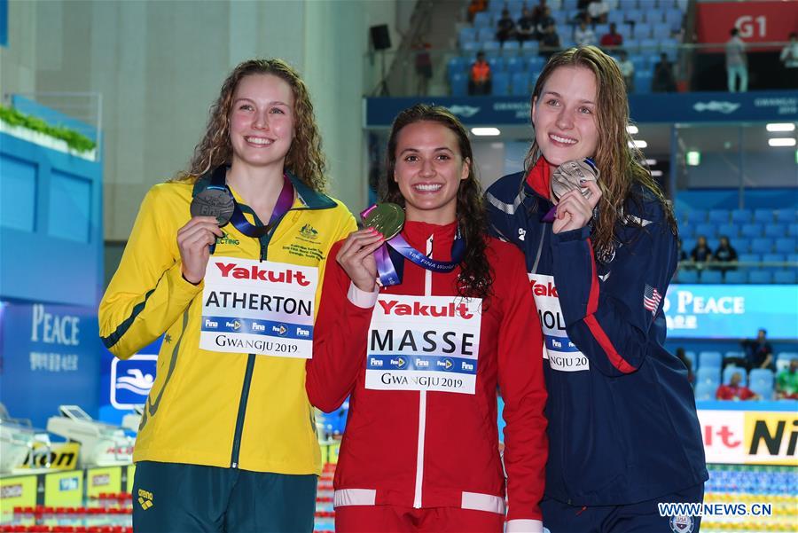 (SP)SOUTH KOREA-GWANGJU-FINA WORLD CHAMPIONSHIPS-SWIMMING-DAY 3