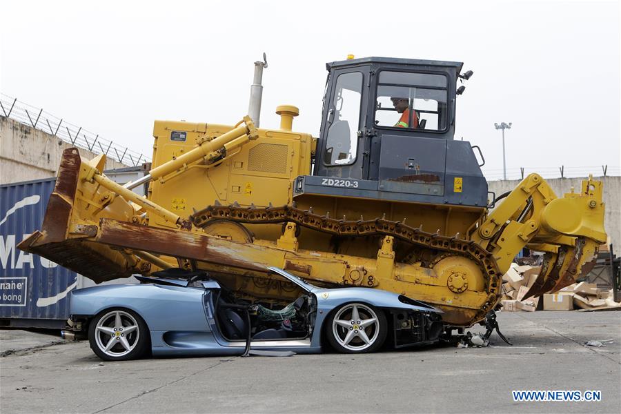 PHILIPPINES-MANILA-SEIZED ITEM-DESTRUCTION