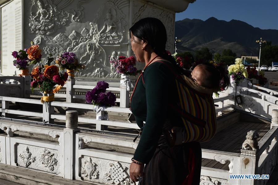 CHINA-QINGHAI-RONGWO MONASTERY-MORNING SCENERY (CN) 