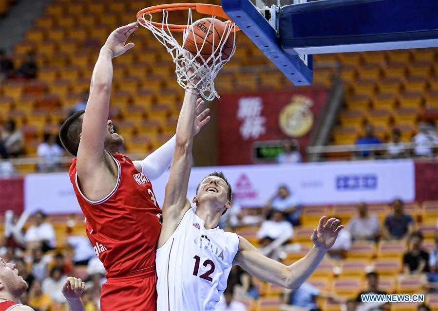 (SP)CHINA-SHENZHEN-STANKOVIC CONTINENTAL CUP 2019-CROATIA VS LATVIA