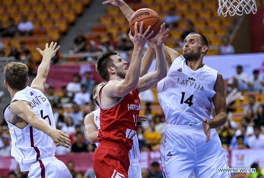 (SP)CHINA-SHENZHEN-STANKOVIC CONTINENTAL CUP 2019-CROATIA VS LATVIA