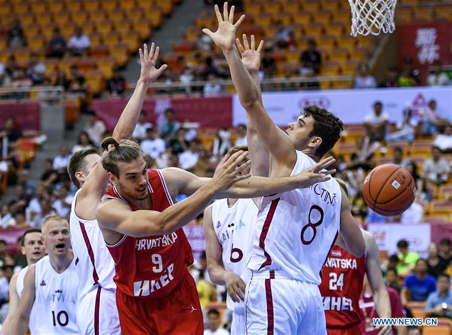 (SP)CHINA-SHENZHEN-STANKOVIC CONTINENTAL CUP 2019-CROATIA VS LATVIA