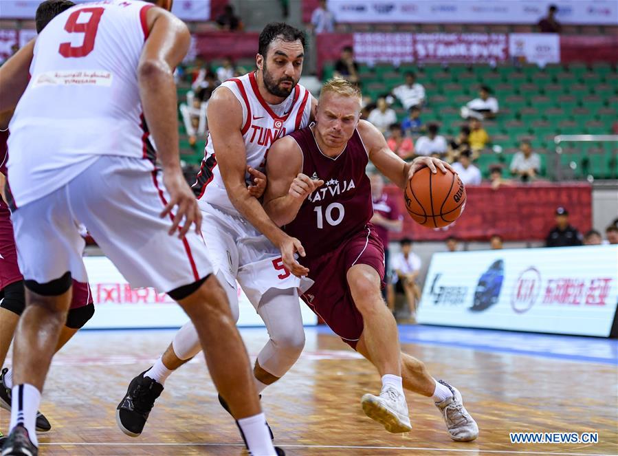 (SP)CHINA-SHENZHEN-STANKOVIC CONTINENTAL CUP 2019-TUNISIA VS LATVIA