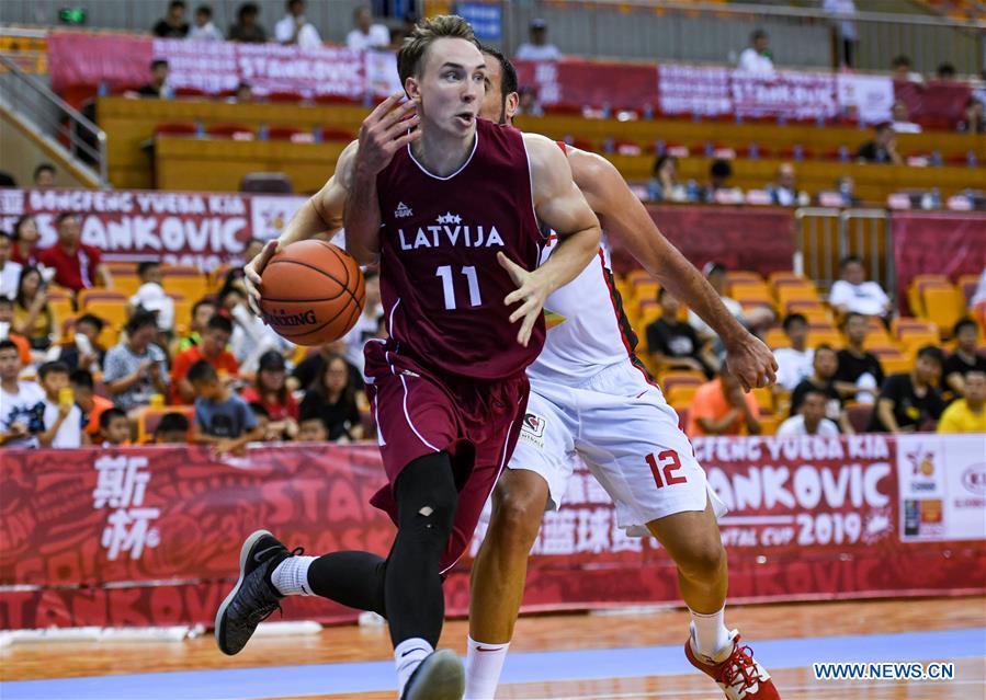 (SP)CHINA-SHENZHEN-STANKOVIC CONTINENTAL CUP 2019-TUNISIA VS LATVIA