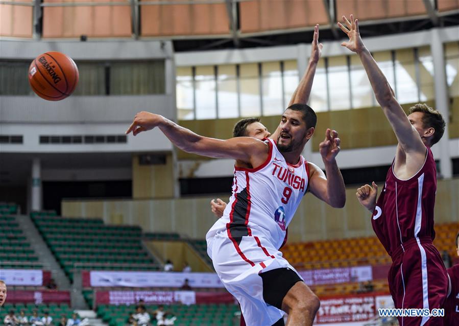 (SP)CHINA-SHENZHEN-STANKOVIC CONTINENTAL CUP 2019-TUNISIA VS LATVIA