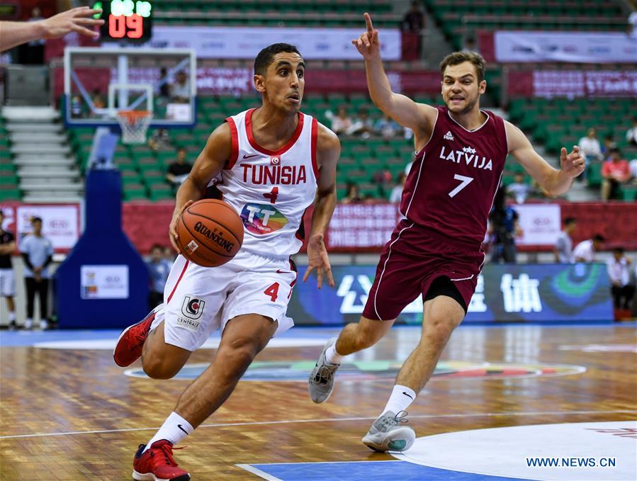 (SP)CHINA-SHENZHEN-STANKOVIC CONTINENTAL CUP 2019-TUNISIA VS LATVIA
