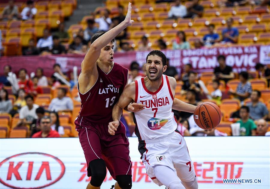 (SP)CHINA-SHENZHEN-STANKOVIC CONTINENTAL CUP 2019-TUNISIA VS LATVIA