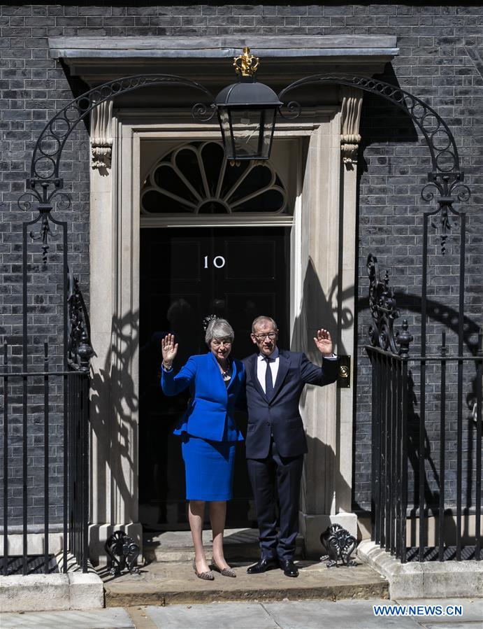 BRITAIN-LONDON-THERESA MAY-10 DOWNING STREET