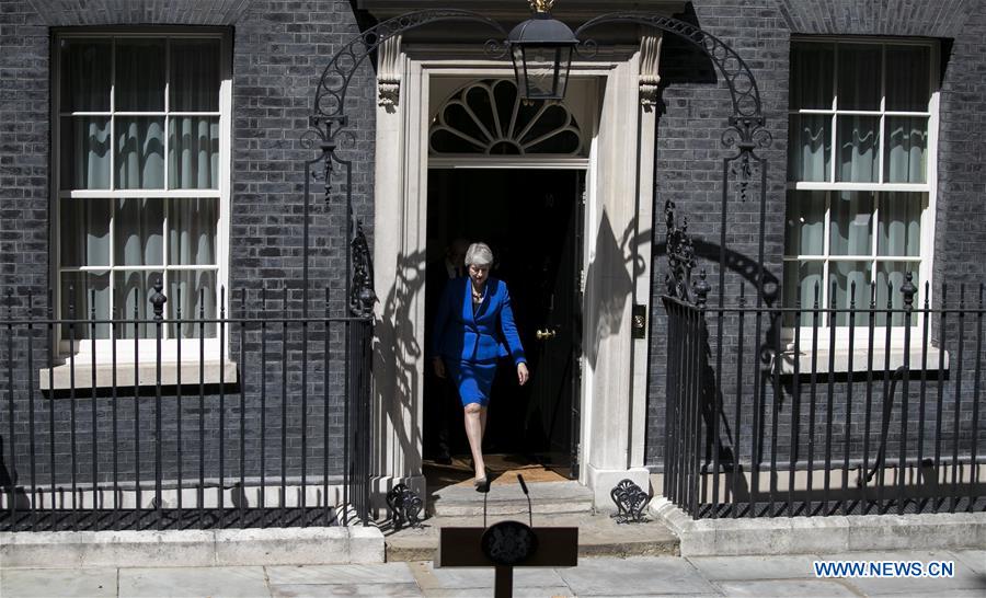 BRITAIN-LONDON-THERESA MAY-10 DOWNING STREET