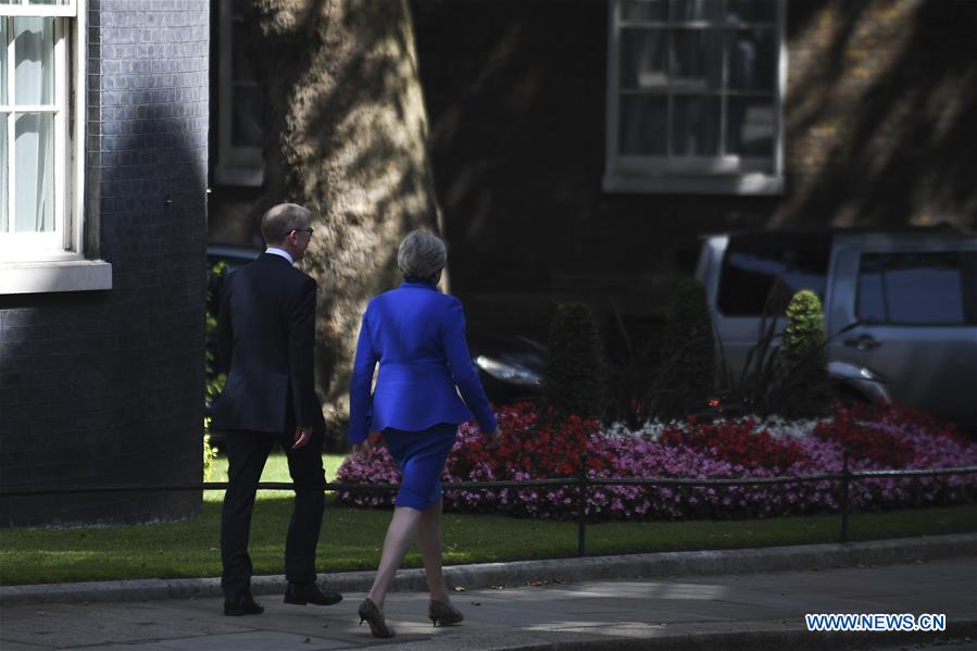 BRITAIN-LONDON-THERESA MAY-10 DOWNING STREET