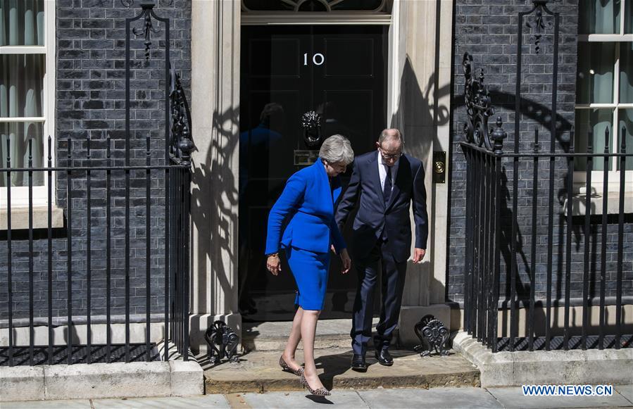BRITAIN-LONDON-THERESA MAY-10 DOWNING STREET
